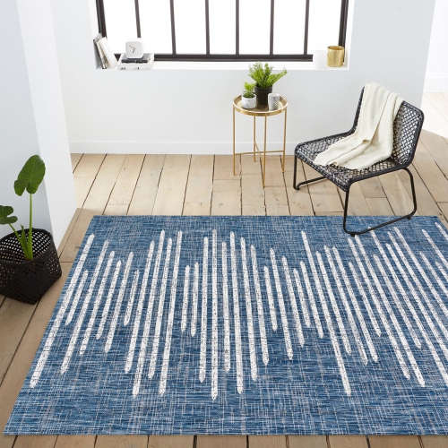 Zolak Berber Stripe Geometric Indoor/Outdoor Area Rug