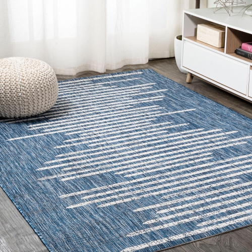 Zolak Berber Stripe Geometric Indoor/Outdoor Area Rug