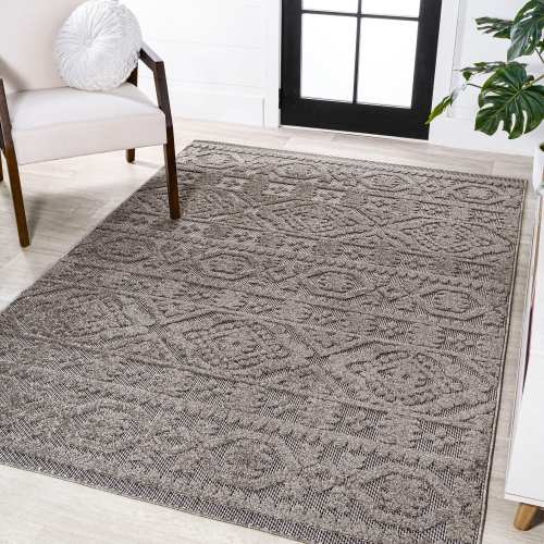 Citta High-Low Pile Mediterranean Tile Area Rug