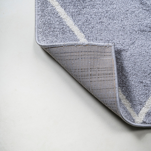 Tapis avec treillis à losanges de Cole Minimalist