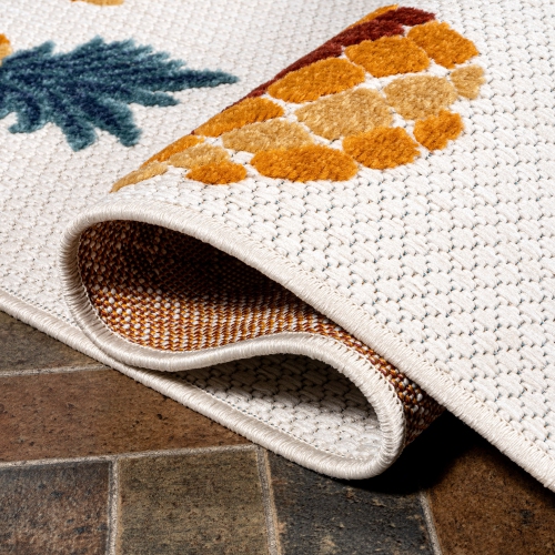 Tapis d'intérieur/d'extérieur Ananas Bold Pineapple High-Low