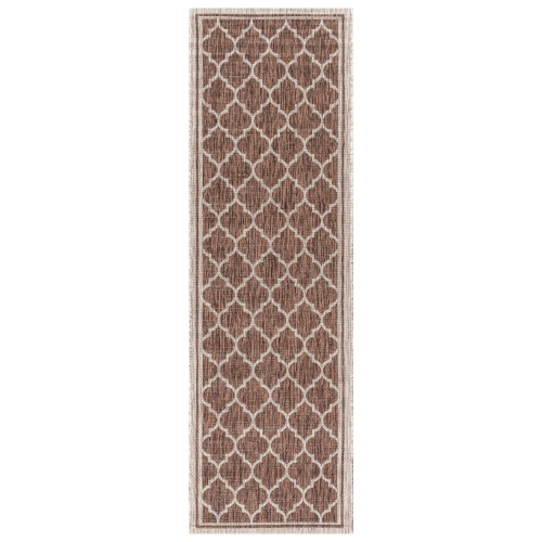Trebol Moroccan Trellis Textured Weave Indoor/Outdoor Area Rug