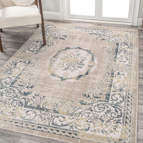 Rosalia Cottage Medallion Area Rug