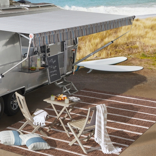 Colonia Berber Stripe Indoor/Outdoor Area Rug