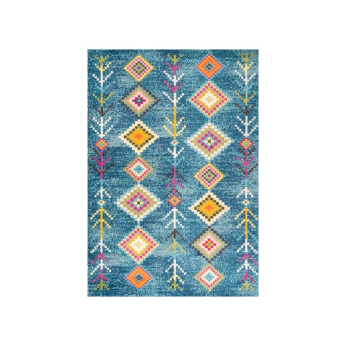 JONATHAN Y  Tribal Love Geometric Area Rug