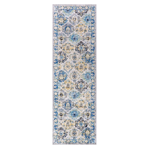 Tapis moderne avec treillis style ancien Boho Perse