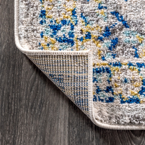 Tapis moderne avec treillis style ancien Boho Perse