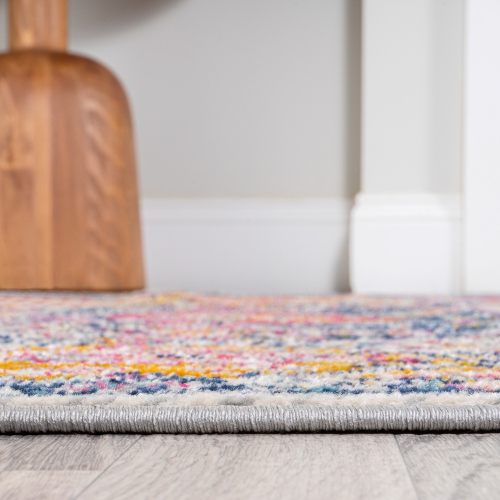 Tapis moderne avec treillis style ancien Boho Perse