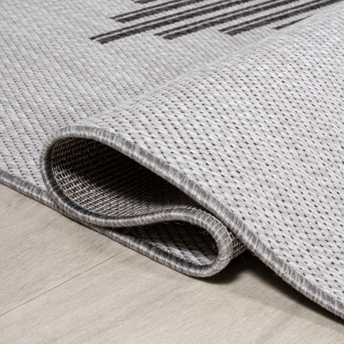 Tapis d'intérieur/d'extérieur à rayures diamantées Vinales