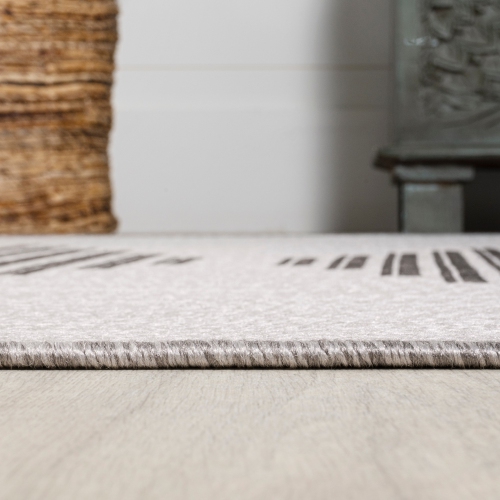 Tapis d'intérieur/d'extérieur à rayures diamantées Vinales