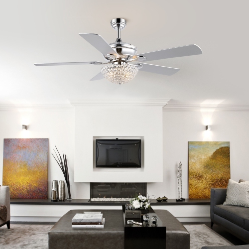 Cammy Traditional Transitional Iron LED Ceiling Fan