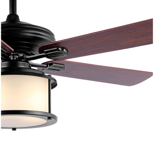 Brantley Bohemian Farmhouse Iron LED Ceiling Fan