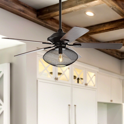 Clift Mid Century LED Ceiling Fan with Remote
