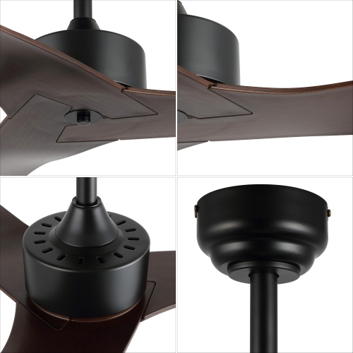 Aldrin Modern Minimalist Iron/Plastic Razor Ceiling Fan