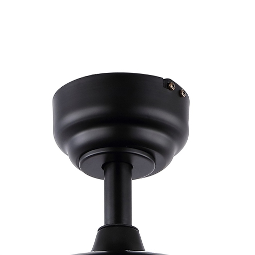 Braxton Farmhouse Industrial Iron Drum Shade LED Ceiling Fan with Remote