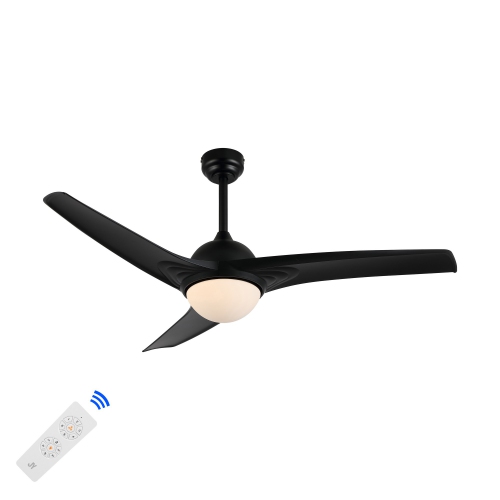 JONATHAN Y  Sully Contemporary Industrial Iron/plastic Integrated Led Ceiling Fan