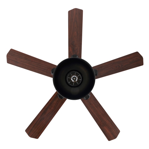Ashton Farmhouse Industrial Iron Dome Shade LED Ceiling Fan with Remote