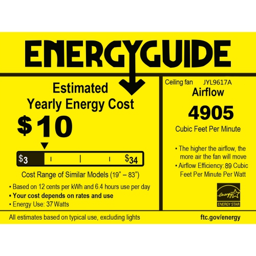 Opal Farmhouse Rustic Wood Bead Shade LED Ceiling Fan with Remote