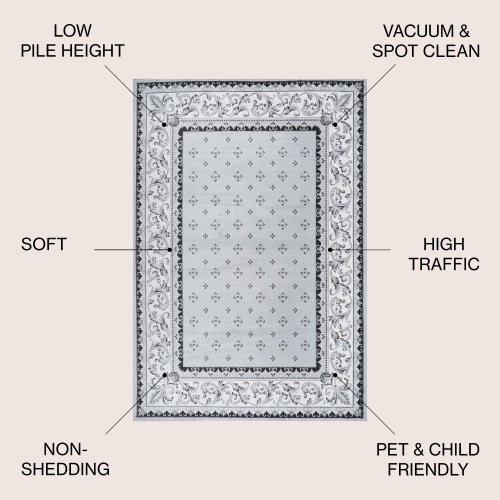 Carpette Acanthus à bordure française