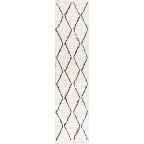 JONATHAN Y  Catala Moroccan Diamond Shag Area Rug