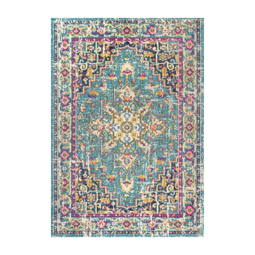 JONATHAN Y  Brooklyn Geometric Medallion Area Rug