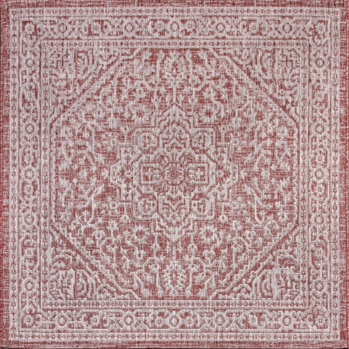 JONATHAN Y  Sinjuri Medallion Textured Weave Indoor/outdoor Area Rug