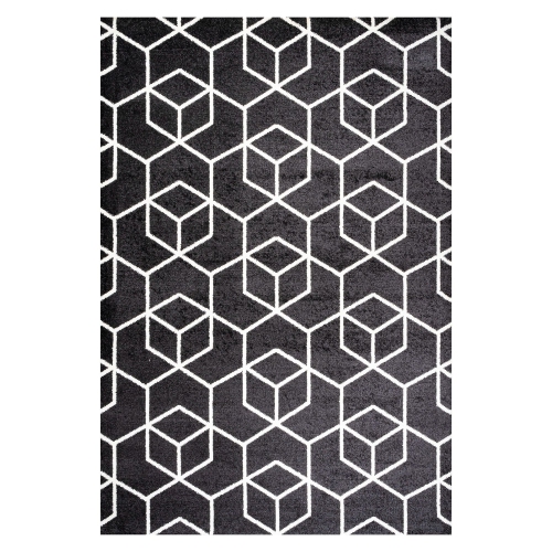 JONATHAN Y  Tumbling Blocks Modern Geometric Area Rug