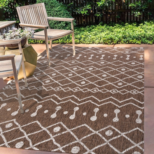 Nokat Tribal Bohemian Indoor/Outdoor Area Rug