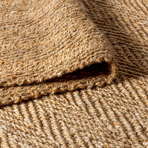 Espina Hand Woven Herringbone Chunky Jute Area Rug