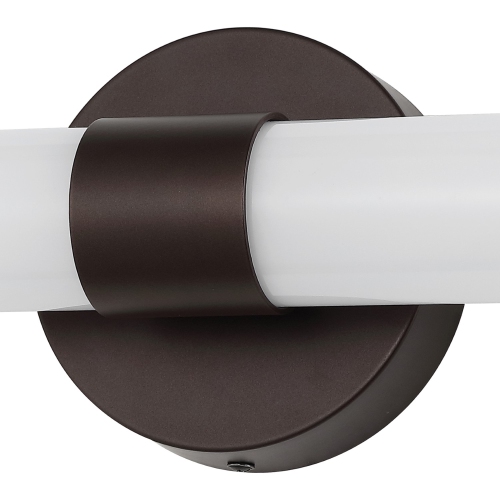 Brooks Industrial Mid Century Iron Integrated LED Vanity Light