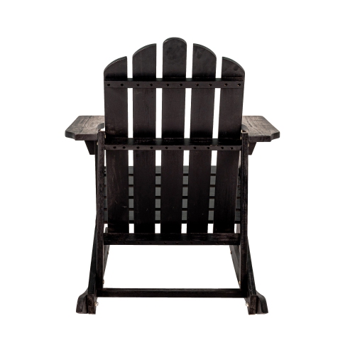 Kiawah Outdoor Patio Classic Acacia Adirondack Rocking Chair