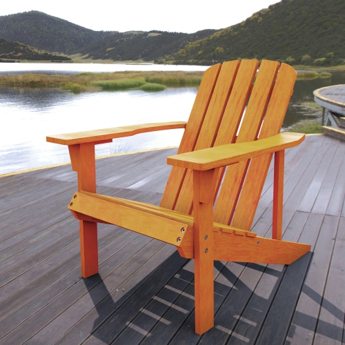 Westport Outdoor Patio Traditional Acacia Adirondack Chair
