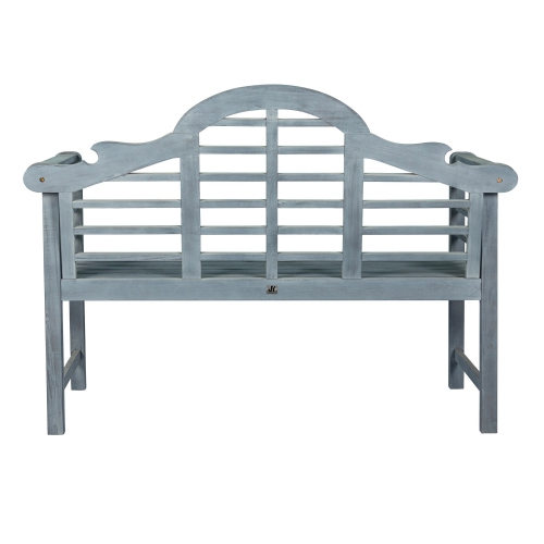 Lutyens Arched Acacia Wood Outdoor Garden Patio Bench