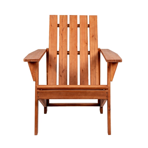 Irving Outdoor Patio Modern Acacia Wood Adirondack Chair