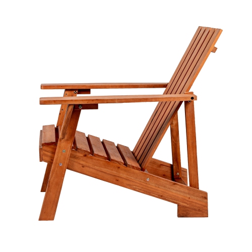 Irving Outdoor Patio Modern Acacia Wood Adirondack Chair