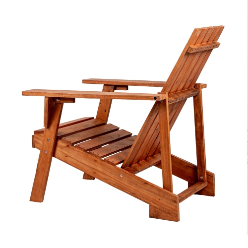 Irving Outdoor Patio Modern Acacia Wood Adirondack Chair