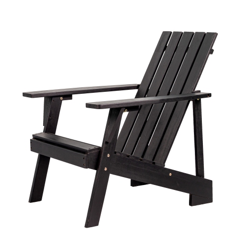 Irving Outdoor Patio Modern Acacia Wood Adirondack Chair