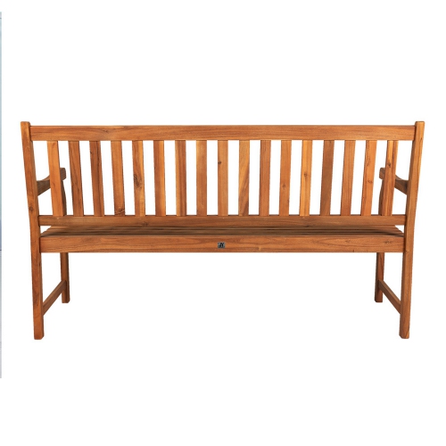 Laurel Slat Back Acacia Wood Outdoor Garden Patio Bench