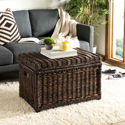 Elijah Wicker Storage Trunk