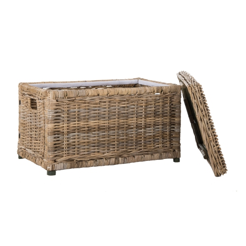 Elijah Wicker Storage Trunk