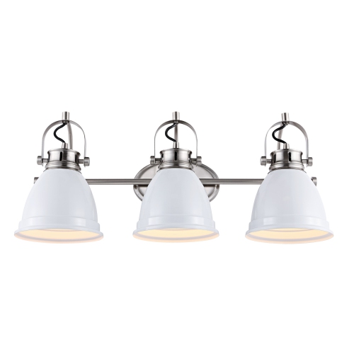 JONATHAN Y  Phineas Farmhouse Bohemian Iron Led Vanity