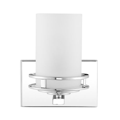 Fairfax Metal/Frosted Glass Contemporary Glam LED Vanity Light