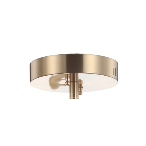 Crucis Modern Metal Integrated LED Semi Flush Mount