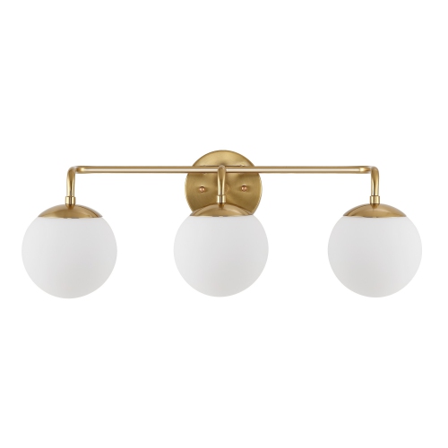 Louis Parisian Globe Metalfrosted Glass Modern Contemporary LED Vanity