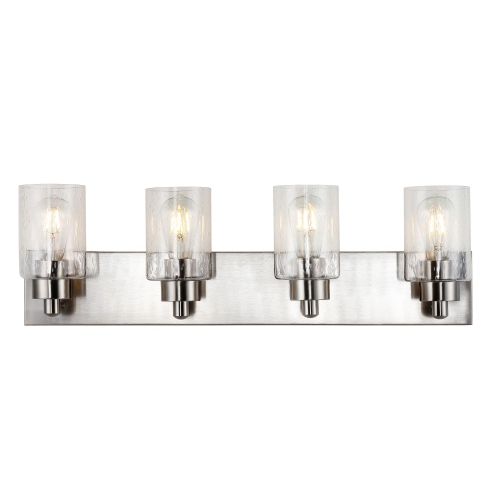 JONATHAN Y  Irving Seeded Glass/iron Modern Contemporary Led Vanity Light