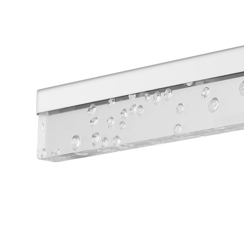 Mario Modern Contemporary Iron/Seeded Acrylic Integrated LED Vanity Light