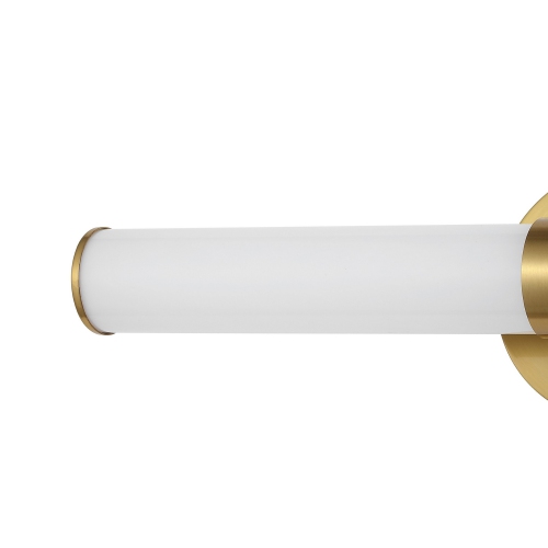 Brooks Industrial Mid Century Iron Integrated LED Vanity Light