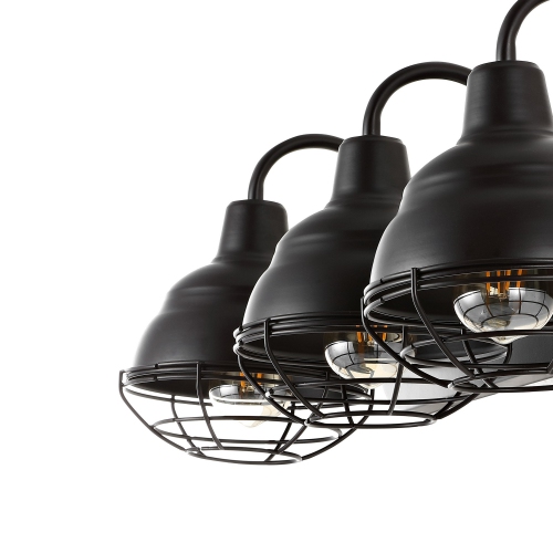 Levi Industrial Farmhouse Iron LED Vanity