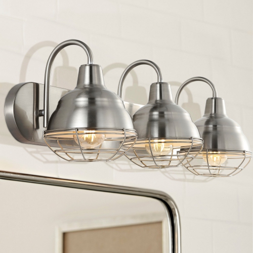 Levi Industrial Farmhouse Iron LED Vanity