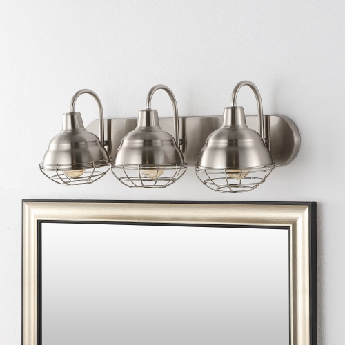 Levi Industrial Farmhouse Iron LED Vanity